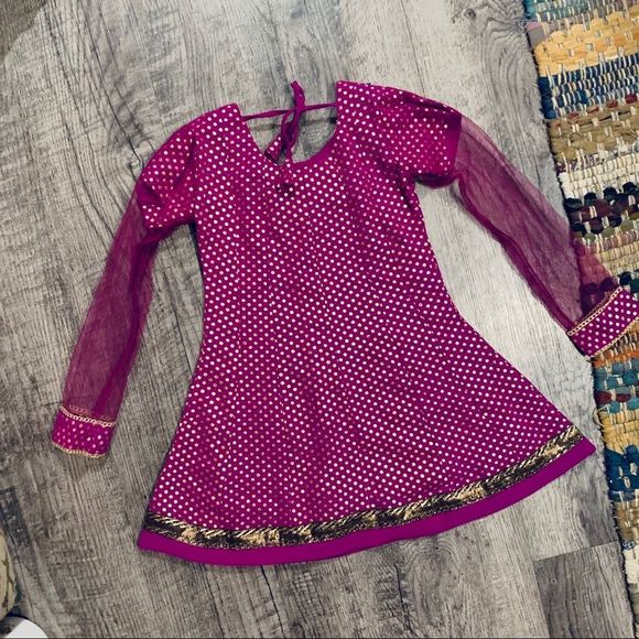 PRINCESS India Dress Up Lined Dress Rhinestones Lace 4T - Picture 10 of 15